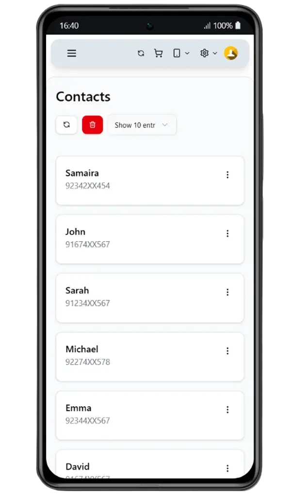 Monitoring feature